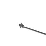 HellermannTyton Cable Tie, 161mm x 4.7 mm, Black Polyamide