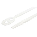 Essentra Cable Tie, Releasable, 150mm x 6.4 mm, Natural PP, Pk-100