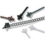 HellermannTyton Cable Tie, 100mm x 2.5 mm, Black PA 6.6 UV Resistant