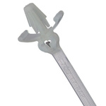 ABB Cable Ties, Cable Tray, 185mm x 4.8 mm, Natural Nylon