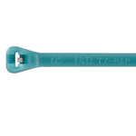 ABB Cable Ties, Cable Tray, 91mm x 2.3 mm, Aqua Fluoropolymer