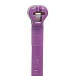 ABB Cable Ties, Cable Tray, 343mm x 6.9 mm, Purple Nylon