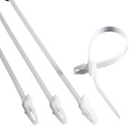 Rittal Cable Ties, Clip, 150mm, White