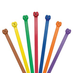 Panduit Cable Ties, 305mm x 4.7 mm, Red Nylon, Pk-100pack