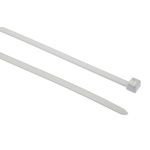 HellermannTyton Cable Tie, 380mm x 7.6 mm, White Polyamide 6.6 (PA66), Pk-100