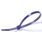 HellermannTyton Cable Tie, Inside Serrated, 210mm x 4.7 mm, Blue Polyamide 6.6 (PA66), Pk-100