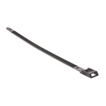 HellermannTyton Cable Tie, 275mm x 9 mm, Black PA 6.6 Heatstabilised, Pk-100