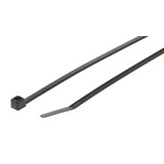 HellermannTyton Cable Tie, 260mm x 3.3 mm, Black Polyamide 6.6 (PA66), Pk-100