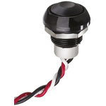 IP67 Hall Effect Push Button Switch 5mA 50mA Plunger Pre-wired Momentary, -40 → +85°C, 3.5 → 14.5 V