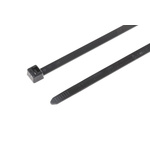 HellermannTyton Cable Tie, Inside Serrated, 460mm x 7.6 mm, Black Polyamide 6.6 (PA66), Pk-100