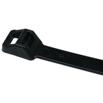 HellermannTyton Cable Tie, Inside Serrated, 370mm x 12.5 mm, Black Polyamide 6.6 (PA66), Pk-100