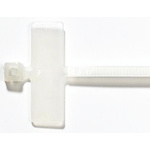 Thomas & Betts Cable Ties, 102mm x 2.5 mm, Natural Nylon, Pk-100