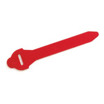 Legrand Cable Tie, Hook and Loop, 300mm x 16 mm, Red, Pk-10