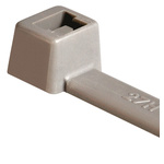 HellermannTyton Cable Tie, 390mm x 7.6 mm, Grey Polyamide, Pk-100