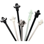HellermannTyton Cable Tie, Assembly, 225mm x 5 mm, Black Polyamide 6.6 (PA66), Pk-1000