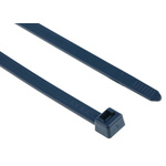 HellermannTyton Cable Tie, 387mm x 7.6 mm, Blue Metal Detectable, Pk-100