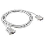 Roline Female 9 Pin D-sub to Female 9 Pin D-sub Serial Cable, 3m
