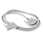 Phoenix Contact Male 25 Pin D-sub to Female 25 Pin D-sub Serial Cable, 2m PVC