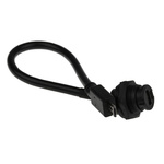 RS PRO USB 2.0 Cable, Female Micro USB AB to Male USB B Cable, 200mm