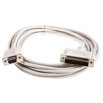 Roline Female 9 Pin D-sub to Male 25 Pin D-sub Serial Cable, 6m