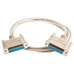 Roline Female 25 Pin D-sub to Female 25 Pin D-sub Serial Cable, 1.8m