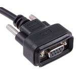RS PRO Female 9 Pin D-sub Unterminated Serial Cable, 2m PVC
