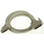 RS PRO Male SCSI-2 to Male 25 Pin D-sub  Cable 2m