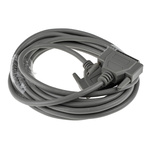 RS PRO Male 25 Pin D-sub to Male 25 Pin D-sub Serial Cable, 6m PVC