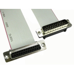 RS PRO Male 25 Pin D-sub to Female 25 Pin D-sub Serial Cable, 0.5m