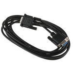 StarTech.com Male 9 Pin D-sub to Female 9 Pin D-sub Serial Cable, 3m PVC