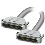 Phoenix Contact Male 37 Pin D-sub 37 Pin D-sub Serial Cable, 2m