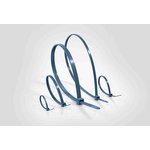 HellermannTyton Metal Content Tie, 380mm x 4.7 mm, Red PA 6.6, Pk-100