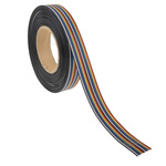 RS PRO 20 Way Unscreened Flat Ribbon Cable, 25.4 mm Width, 10m