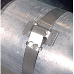 HellermannTyton Cable Tie, Releasable, 500mm x 16 mm, Metal Stainless Steel