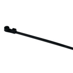HellermannTyton Cable Tie, Releasable, 110mm x 2.5 mm, Black Polyamide 6.6 (PA66)