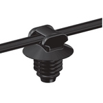 HellermannTyton Cable Tie, Releasable, 202mm x 4.6 mm, Black Polyamide 6.6 (PA66)