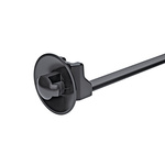 HellermannTyton Cable Tie, Releasable, 156mm x 4.6 mm, Black PA 6.6 Heatstabilised