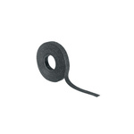 HellermannTyton Cable Tie, Hook and Loop, 25m x 13 mm, Black PA (Loop), PP (Hook), Pk-1pack