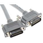 RS PRO Male GPIB to Male GPIB Parallel Cable, 4m, Grey Sheath