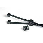 HellermannTyton Cable Ties, 202mm x 4.6 mm, Black Polyamide