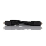 RS PRO Male 9 Pin D-sub to Female 9 Pin D-sub Serial Cable, 1m PVC