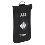 ABB Cable Ties, Cable Tray, 185.6mm x 4.6 mm, Black Coated