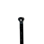 ABB Cable Ties, Cable Tray, 186mm x 4.6 mm, Black Nylon