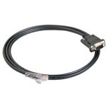 MOXA Male RJ45 to Female 9 Pin D-sub Serial Cable, 1.5m