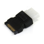 StarTech.com Male SATA Power to Female LP4  Cable, 1.4in