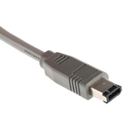 RS PRO Female Firewire to Female Firewire  Cable, Grey, 2m