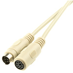 Roline Male PS/2 to Female PS/2,  Cable 3m