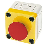 Modular Switch Body, IP65, Red, Wall Mount, Momentary for use with A01 Series -20°C +55°C