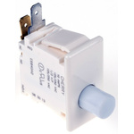 Single Pole Double Throw (SPDT) Push Button Switch, 10 A @ 250 V ac