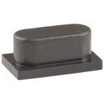 Black Push Button Cap, for use with KSA & KSL Series Sealed Tact Switch, Button